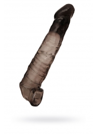 Чёрная насадка на пенис - 22,5 см. - ToyFa - в Пензе купить с доставкой