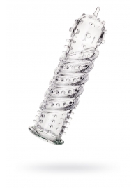 Прозрачная насадка на пенис TOYFA A-Toys - 15,5 см. - A-toys - в Пензе купить с доставкой