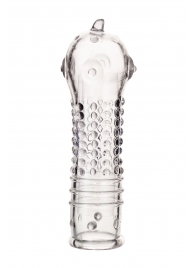 Прозрачная закрытая насадка на пенис TOYFA A-Toys - 14,7 см. - A-toys - в Пензе купить с доставкой