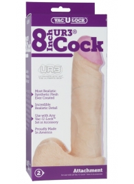 Ультрареалистичная насадка для трусиков Vac-U-Lock 8  ULTRASKYN Cock - 20,57 см. - Doc Johnson - купить с доставкой в Пензе