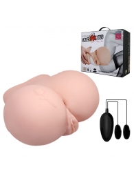 Вагина и анус с вибрацией CrazyBull Vagina and Ass - Baile - в Пензе купить с доставкой
