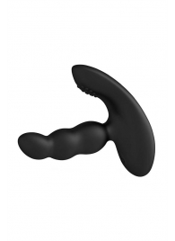 Черный силиконовый стимулятор простаты Levett Nitoc с пультом ДУ - Levett - в Пензе купить с доставкой