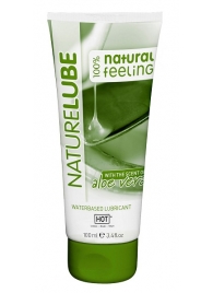 Лубрикант на водной основе NatureLube с алоэ вера - 100 мл. - HOT - купить с доставкой в Пензе