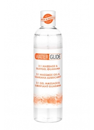 Гель-смазка 2-в-1 MASSAGE   LUBRICANT GUARANA - 300 мл. - Waterglide - купить с доставкой в Пензе