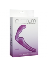 Безремневой фиолетовый страпон из силикона The Gal Pal - 17 см. - Doc Johnson - купить с доставкой в Пензе