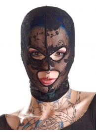 Кружевная маска-балаклава с отверстиями для глаз и рта - Orion - купить с доставкой в Пензе