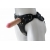 Черный пояс-трусики с двумя насадками Soft-Dolli - 16,5 и 10,5 см. - LOVETOY (А-Полимер) - купить с доставкой в Пензе