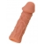 Телесная реалистичная насадка KOKOS Extreme Sleeve 05 с дополнительной стимуляцией - 12,7 см. - KOKOS - в Пензе купить с доставкой