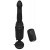 Черный вибромассажер с функцией поступательных движений Ass Thruster - Pipedream - купить с доставкой в Пензе