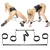 Комплект наручников и наножников с распорками Spread  em Bar and Cuff Set - Pipedream - купить с доставкой в Пензе