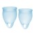 Набор голубых менструальных чаш Feel confident Menstrual Cup - Satisfyer - купить с доставкой в Пензе