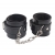 Черные оковы на ноги Obey Me Leather Ankle Cuffs - Chisa - купить с доставкой в Пензе