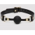 Черный кляп-шар Bound to You Faux Leather Ball Gag - Fifty Shades of Grey - купить с доставкой в Пензе