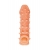 Телесная закрытая насадка с пупырышками Cock Sleeve Size M - 15,6 см. - KOKOS - в Пензе купить с доставкой