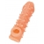 Телесная закрытая насадка с пупырышками Cock Sleeve Size L - 17,6 см. - KOKOS - в Пензе купить с доставкой
