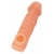 Телесная закрытая насадка с шершавой головкой Cock Sleeve Size L - 17,6 см. - KOKOS - в Пензе купить с доставкой