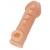 Телесная закрытая насадка с шишечками Cock Sleeve Size L - 17,6 см. - KOKOS - в Пензе купить с доставкой
