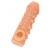 Телесная закрытая насадка с пучками шишечек Cock Sleeve Size M - 15,6 см. - KOKOS - в Пензе купить с доставкой