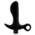 Черный анальный вибратор Silicone Vibrating Prostate Massager 01 - 10,8 см. - Blush Novelties - в Пензе купить с доставкой
