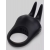 Черное эрекционное виброкольцо Sensation Rechargeable Vibrating Rabbit Love Ring - Fifty Shades of Grey - в Пензе купить с доставкой