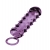 Закрытая фиолетовая насадка с пупырышками SAMURAI PENIS SLEEVE PURPLE - 14,5 см. - NMC - в Пензе купить с доставкой