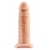 Телесный реалистичный фаллоимитатор с полостью Silicone Hollow Extension - 20 см. - Pipedream - купить с доставкой в Пензе