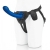 Синяя насадка Remote Control P-Spot G-Spot с черными трусиками - 20 см. - Pegasus - купить с доставкой в Пензе