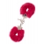 Металлические наручники с красной меховой опушкой METAL HANDCUFF WITH PLUSH RED - Dream Toys - купить с доставкой в Пензе