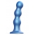 Голубая насадка Strap-On-Me Dildo Plug Balls size L - Strap-on-me - купить с доставкой в Пензе
