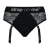 Черные трусики для насадок Diva Lingerie Harness - size S - Strap-on-me - купить с доставкой в Пензе
