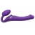 Фиолетовый безремневой вибрострапон Vibrating Bendable Strap-On - size L - Strap-on-me - купить с доставкой в Пензе
