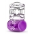 Фиолетовое эрекционное виброкольцо Pleaser Rechargeable C-Ring - Blush Novelties - в Пензе купить с доставкой