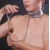 Серебристый ошейник из искусственной кожи - Sitabella - купить с доставкой в Пензе