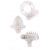 Набор из 3 прозрачных эрекционных колец с вибрацией Teasers Ring Kit - Chisa - в Пензе купить с доставкой