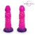Розовый рельефный фантазийный фаллоимитатор - 20 см. - Bior toys - купить с доставкой в Пензе