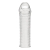 Текстурированная насадка на пенис Clear Textured Penis Enhancing Sleeve Extension - 16,5 см. - BlueLine - в Пензе купить с доставкой