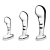 Набор из 3 стальных стимуляторов простаты Stainless Steel P-spot Training Set - b-Vibe - в Пензе купить с доставкой