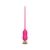 Розовый тонкий стимулятор Nipple Vibrator - 23 см. - I-MOON - купить с доставкой в Пензе