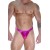 Ярко-розовые блестящие трусы-тонги - Don Moris купить с доставкой