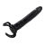 Чёрная насадка-фаллос для двойного проникновения INFLATABLE DILDO SLIM DONG  - 13,5 см. - Toyz4lovers - в Пензе купить с доставкой