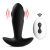 Черный массажер простаты с вибрацией, эффектом маятника и пультом ДУ - Secwell - в Пензе купить с доставкой