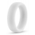 Белое люминесцентное эрекционное кольцо Silicone Glo Cock Ring - Blush Novelties - в Пензе купить с доставкой