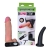 Страпон с 2 насадками и вибрацией UniStrap - 19 и 12 см. - LOVETOY (А-Полимер) - купить с доставкой в Пензе