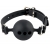 Силиконовый кляп-шар с отверстиями для дыхания Silicone Breathable Ball Gag Small - Pipedream - купить с доставкой в Пензе