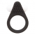 Чёрное эрекционное кольцо LIT-UP SILICONE STIMU RING 1 BLACK - Dream Toys - в Пензе купить с доставкой