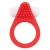 Красное эрекционное кольцо LIT-UP SILICONE STIMU RING 1 RED - Dream Toys - в Пензе купить с доставкой