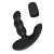 Черный силиконовый стимулятор простаты Levett Nitoc с пультом ДУ - Levett - в Пензе купить с доставкой