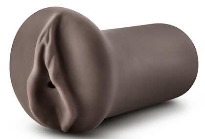 Коричневый мастубратор-вагина Nicole s Kitty - Blush Novelties - в Пензе купить с доставкой
