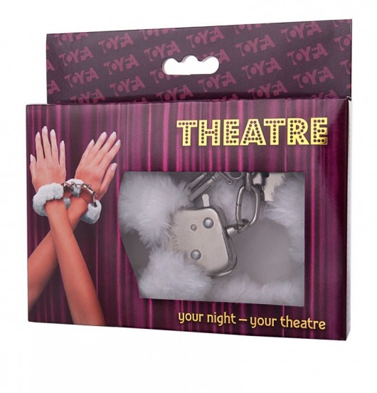 Наручники с белой меховой опушкой - ToyFa - купить с доставкой в Пензе