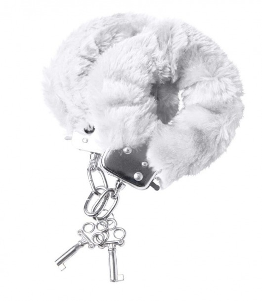 Наручники с белой меховой опушкой - ToyFa - купить с доставкой в Пензе